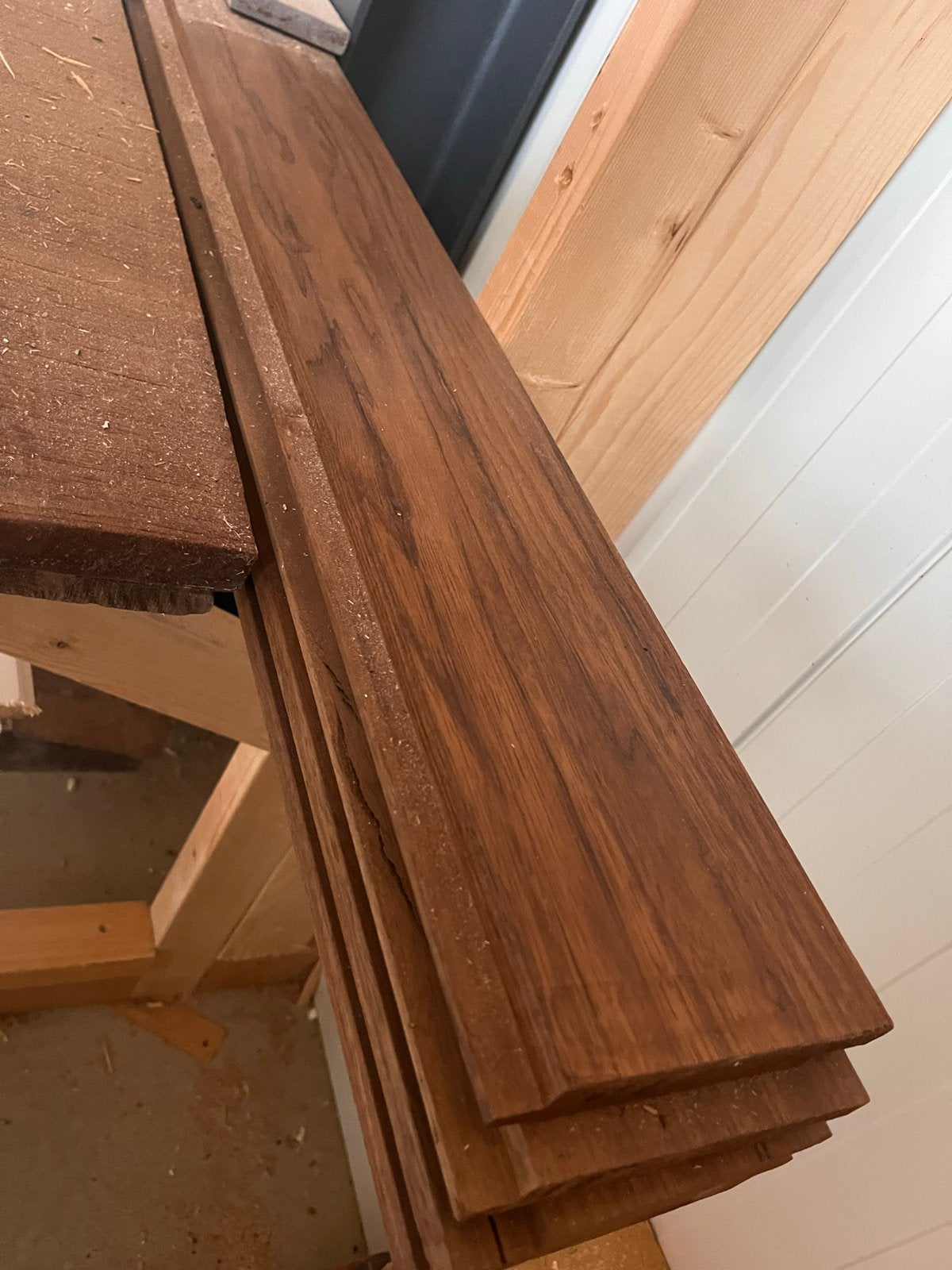 4x fraké channelsiding 20x125x4500, Doe-het-zelf en Verbouw, Hout en Planken, Minder dan 25 mm, Nieuw, Ophalen of Verzenden, Plank