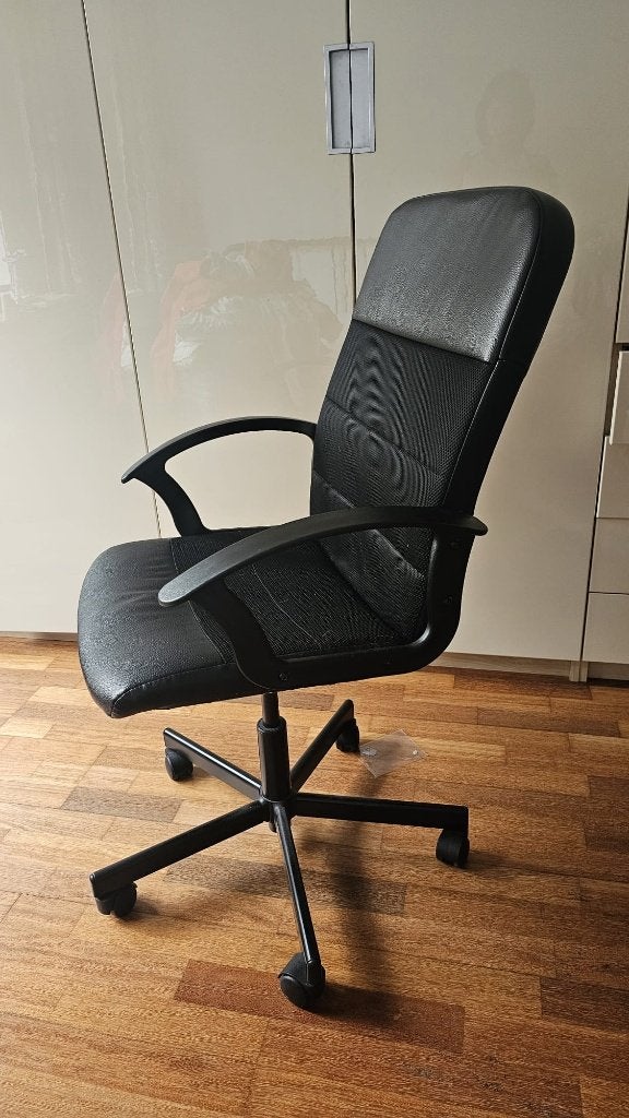 Office chair, Ophalen, Zo goed als nieuw, Zwart, Bureaustoel