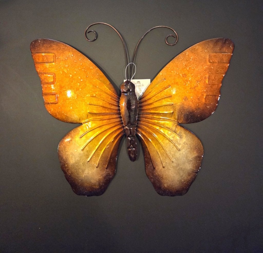 VLINDER - METAAL - WAND DECORATIE, Tuin en Terras, Tuinwanddecoratie, Ophalen of Verzenden, Nieuw