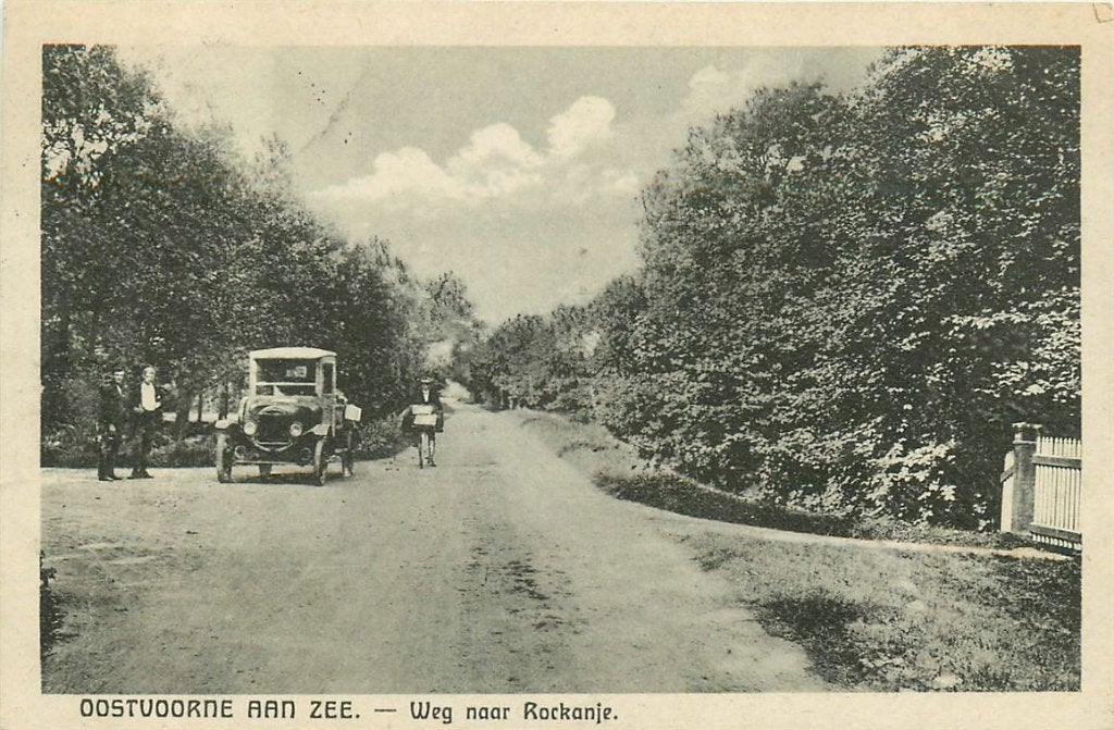 701-225-045 Oostvoorne Weg naar Rockanje, Verzenden, Voor 1920, Zuid-Holland