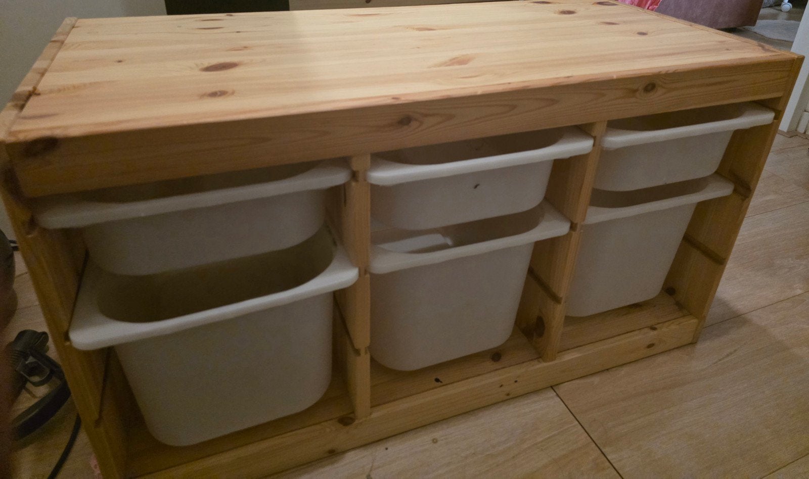ikea Trofast licht wit gebeitst grenen, Ophalen, Gebruikt, Kast