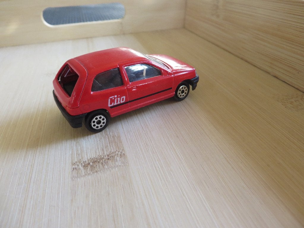 Majorette Renault Clio ROOD, Ophalen of Verzenden, Zo goed als nieuw, Auto