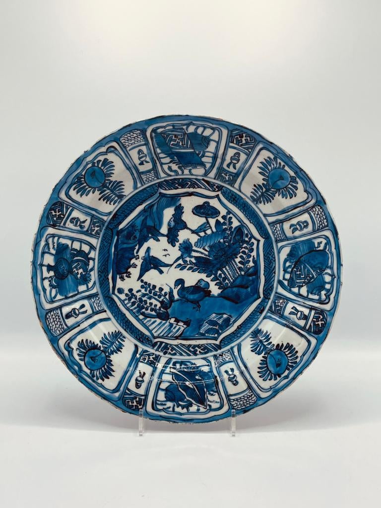 Kraakporselein schotel, Wanli periode, China, (1563-1620), Ophalen of Verzenden