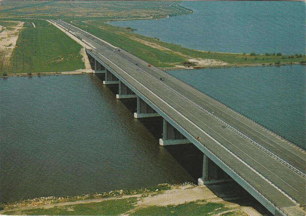 MUIDERBERG Panorama Brug Zuid Flevoland, Verzenden, 1960 tot 1980, Gelopen, Noord-Holland