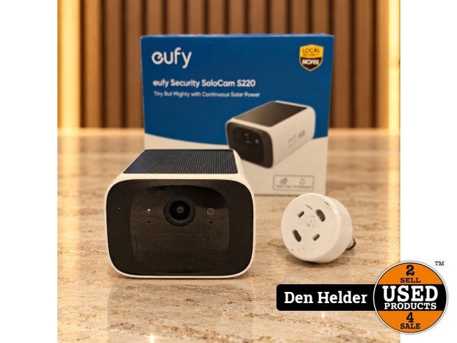 EUFY SoloCam S220 Slimme Buitencamera Zwart - In Nette, Flex Ltd., Zo goed als nieuw, https://flex.com/contact-us, Nobelstraat 10, 5807 GA Oostrum LB, Limburg, Nederland