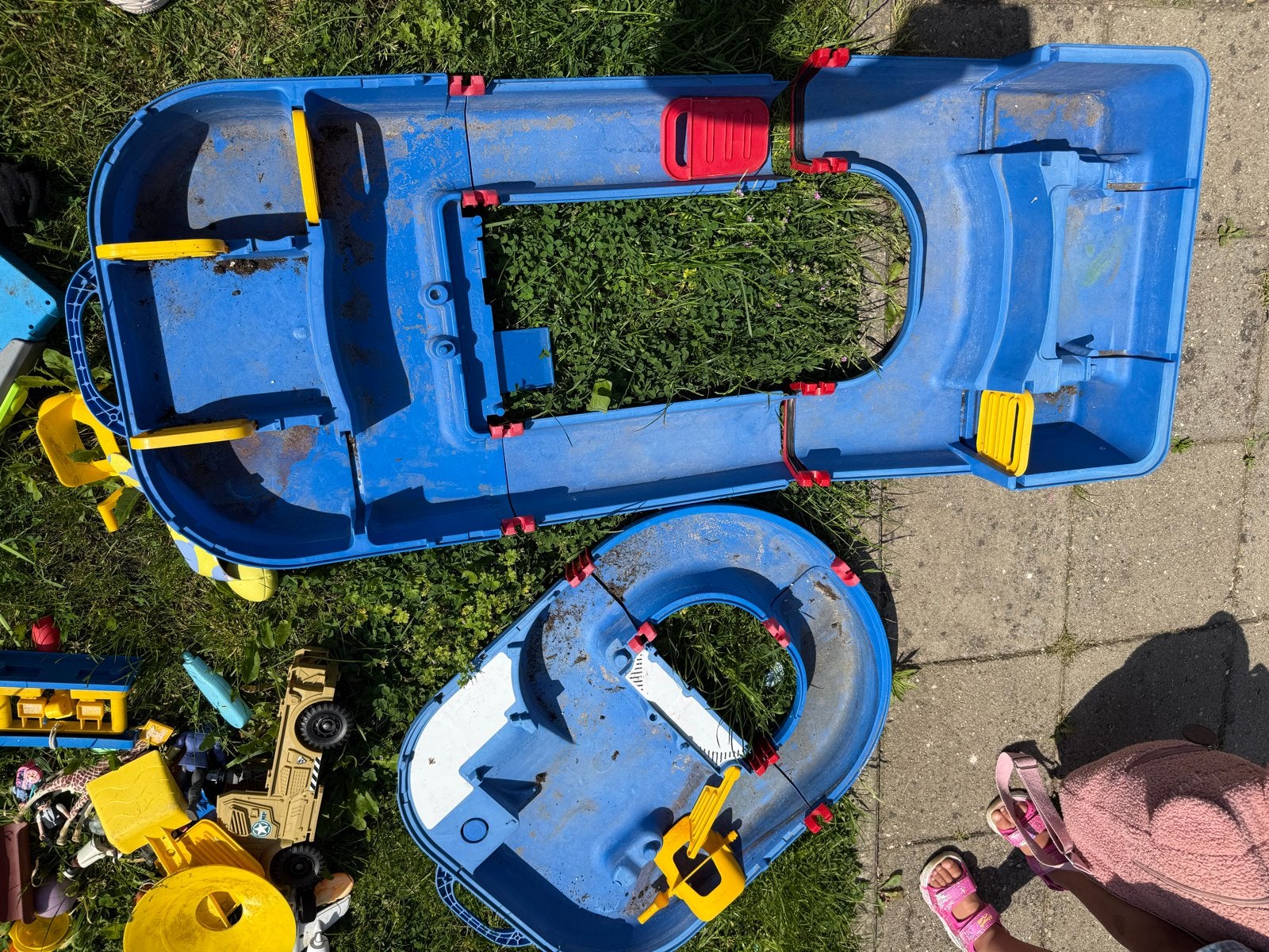 Aqua Play waterbaan voor urenlang speelplezier, Kinderen en Baby's, Speelgoed | Buiten | Los speelgoed, Ophalen of Verzenden, Gebruikt