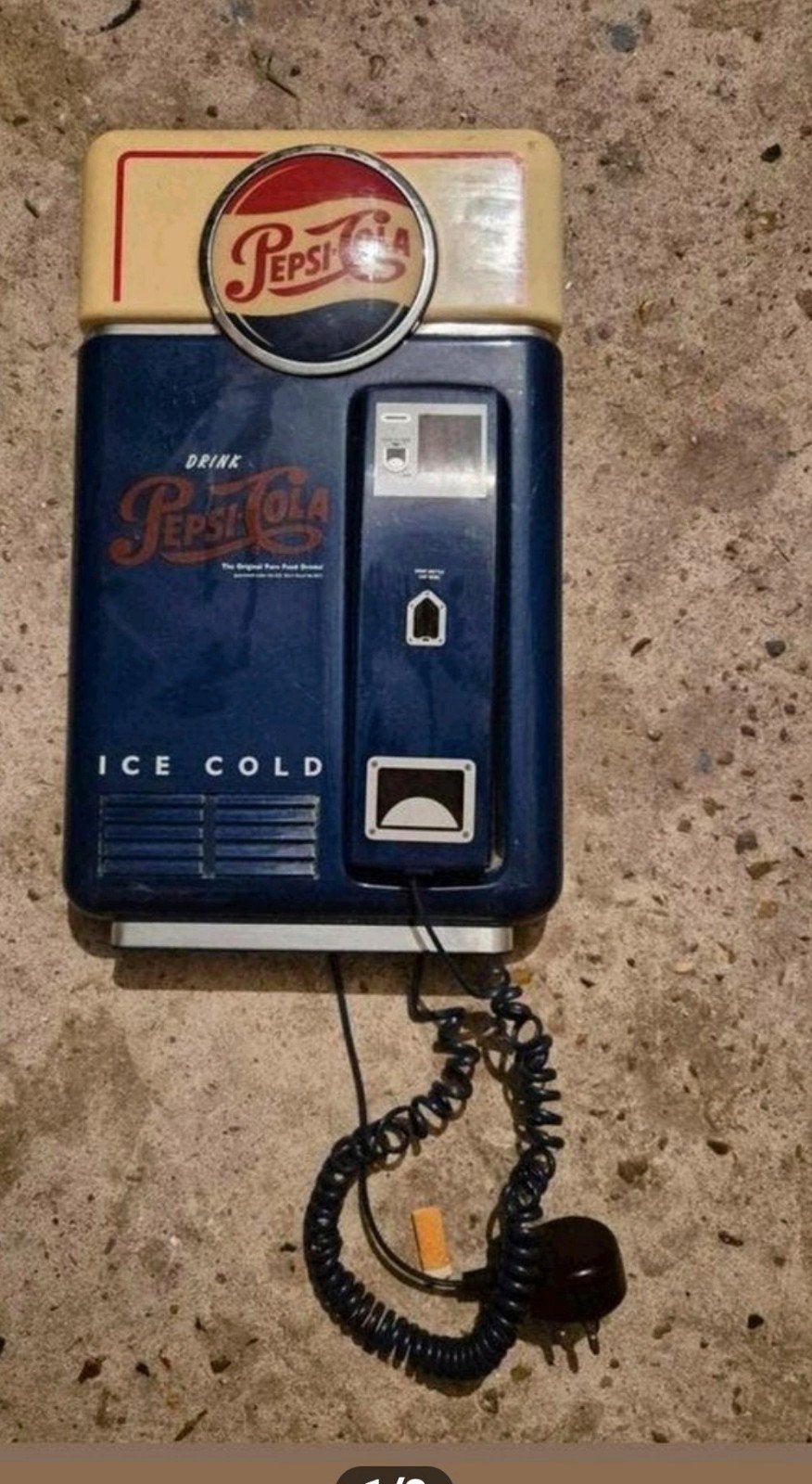 Vintage Pepsi-Cola Telefoon - Decoratief en Uniek, Ophalen of Verzenden