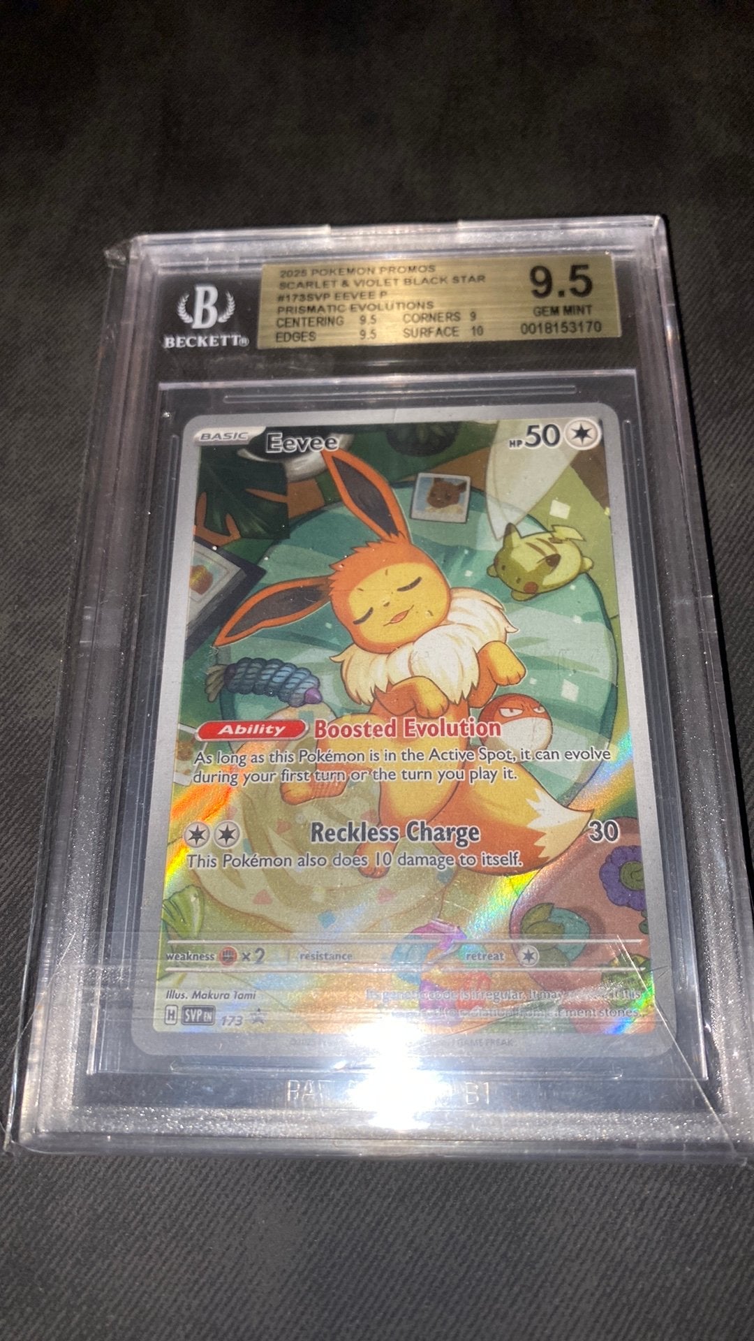 Eevee promo beckett 9,5, Ophalen of Verzenden, Zo goed als nieuw