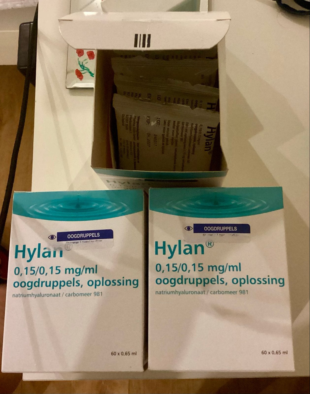 Hylan oogdruppels 0,15/0,15 mg/ml, Ophalen of Verzenden, Nieuw
