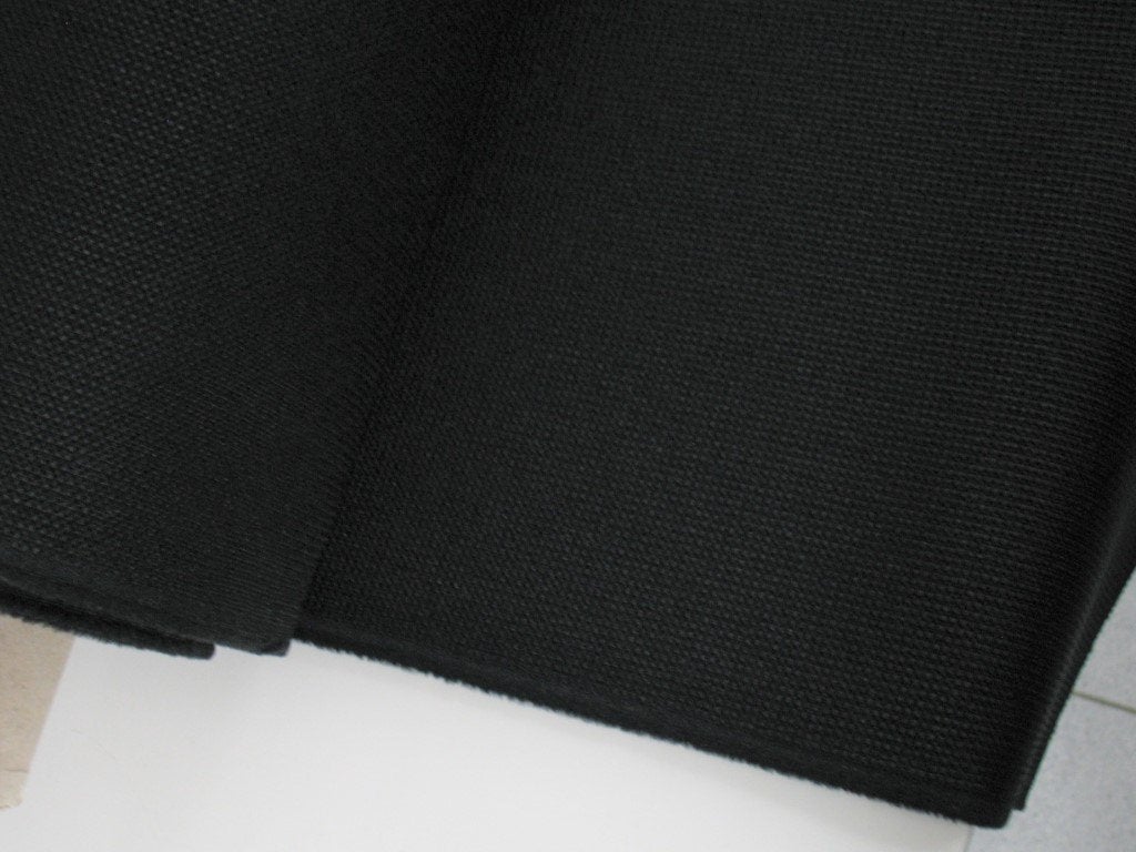 Camira Uban YN009 zwart; 5,46 meter meubelstof NU 30€ p.m., Overige materialen, 120 cm of meer, Zwart, Ophalen of Verzenden