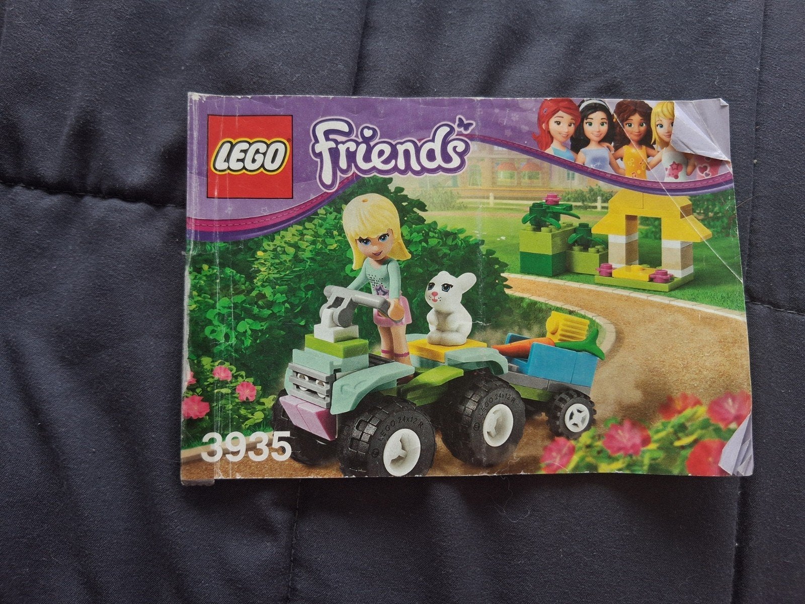 Lego friends Stephanie tractor en konijn, Gebruikt, Lego, Friends, Ophalen of Verzenden