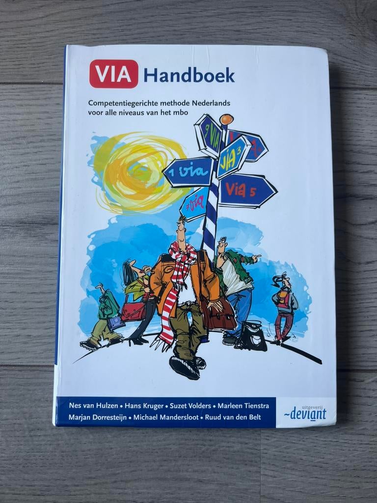 VIA handboek Nederlands, Boeken, Gelezen, Ophalen of Verzenden, Ruud van den Belt; Suzet Volders; Marleen Tienstra; Marjan Do...