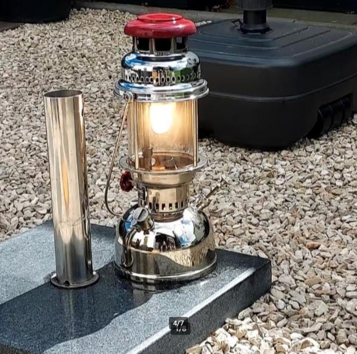 hogedruklamp camperen, Caravans en Kamperen, Kampeeraccessoires, Ophalen of Verzenden, Gebruikt