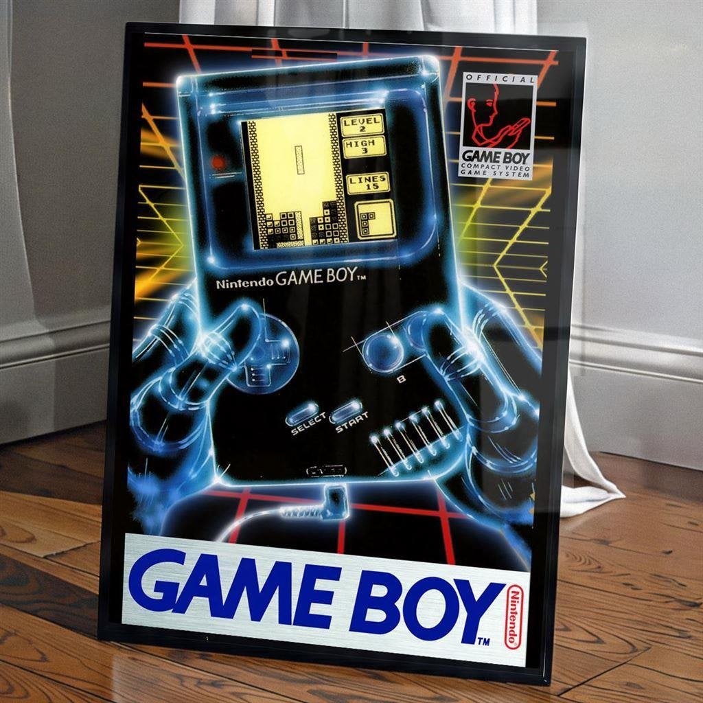 retro GAMEBOY Poster 50x70cm, Avontuur en Actie, Verzenden, 1 speler, Nieuw
