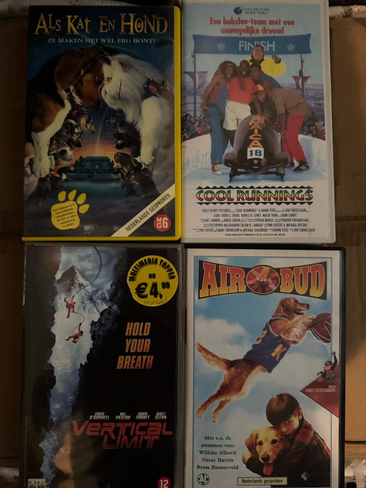 Diverse Videobanden (VHS) - Actie, Komedie, Familie, Ophalen, Nederlands ondertiteld, Gebruikt, Alle leeftijden