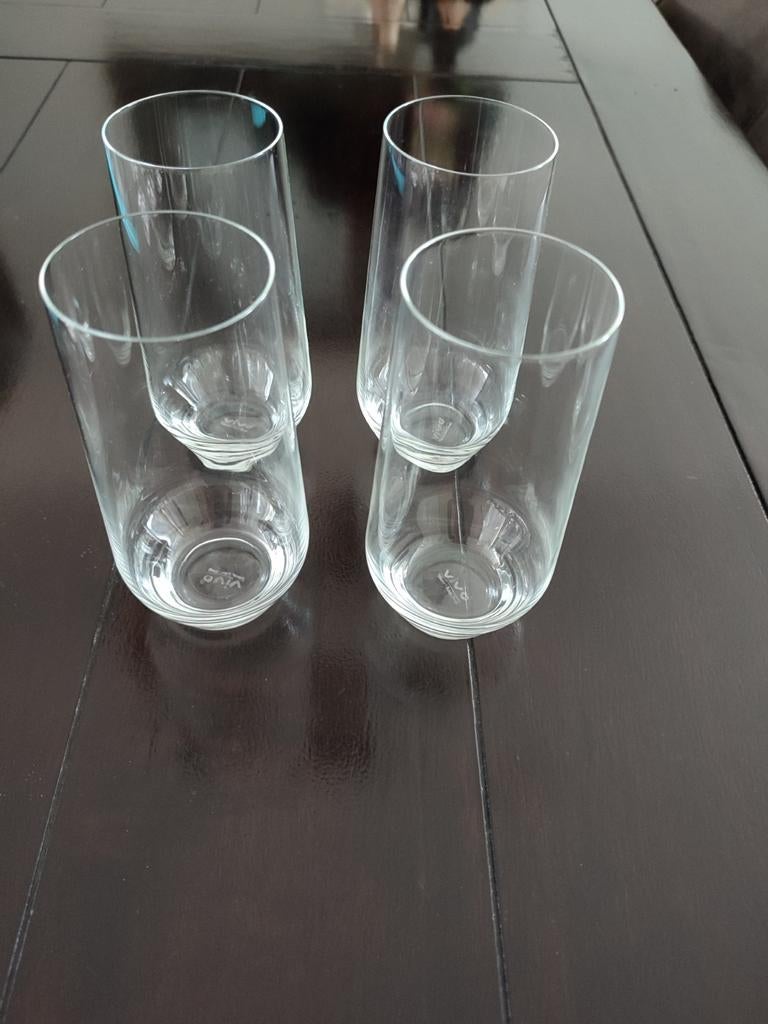 4 Villeroy en Boch AH longdrinkglazen, Ophalen of Verzenden, Nieuw, Glas, Overige typen
