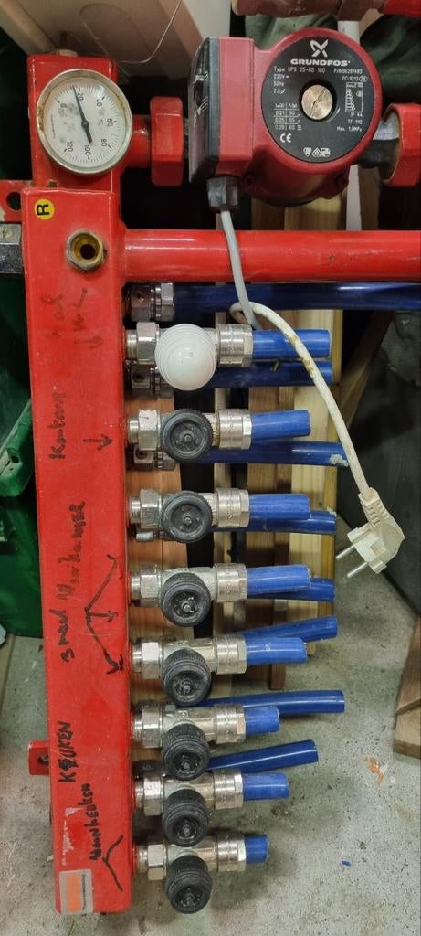 WTH SET VERDELER VLOERVERWARMING COMPLEETMET POMP, Ophalen, Overige typen