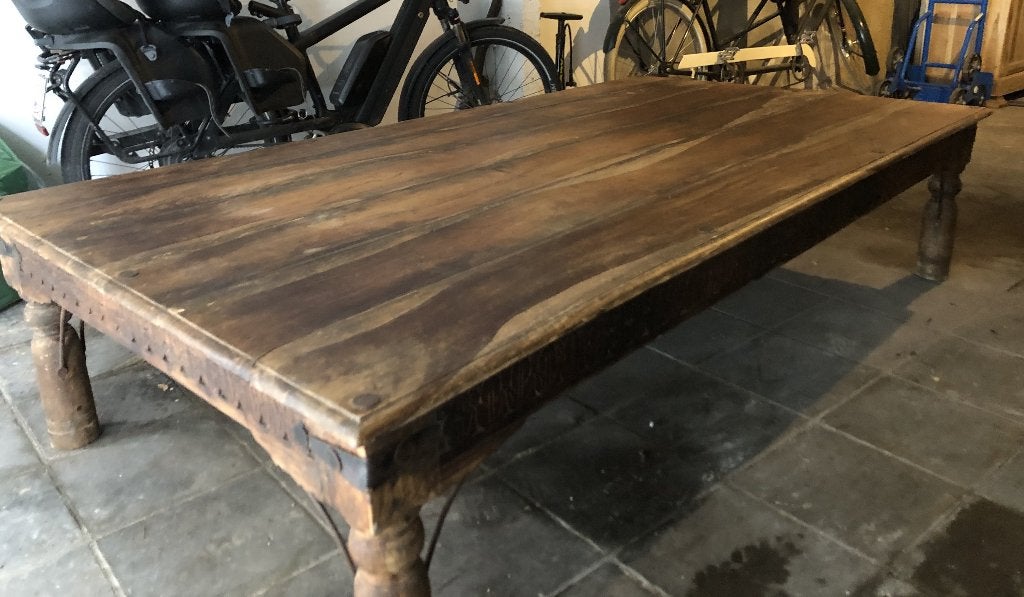 Indisch tafel/bed, Ophalen, Rechthoekig, 50 tot 100 cm