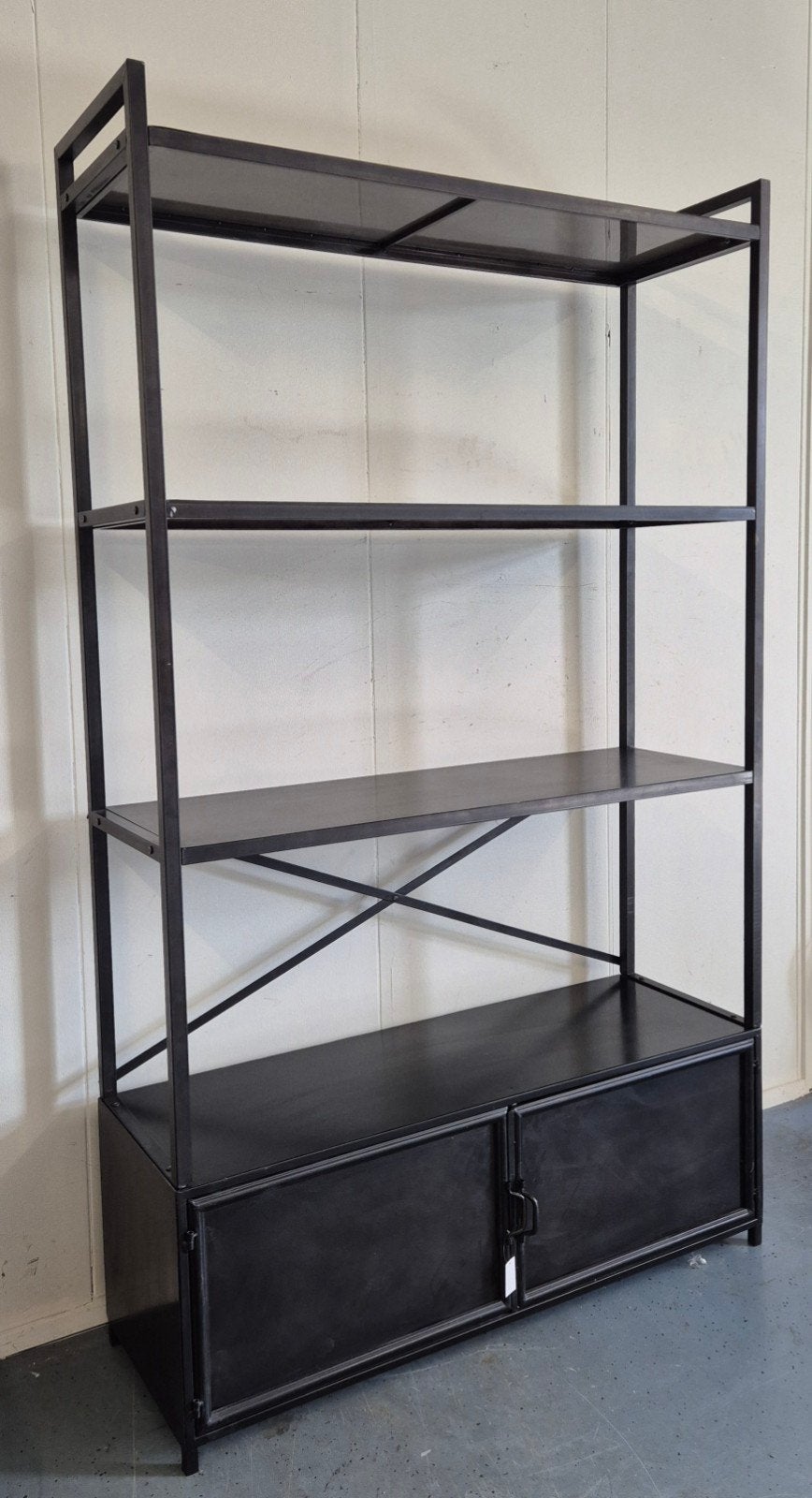 NIEUWE STALEN KAST 205x120x40 | Faillissementverkoop, Ophalen, Met deur(en), 200 cm of meer, .