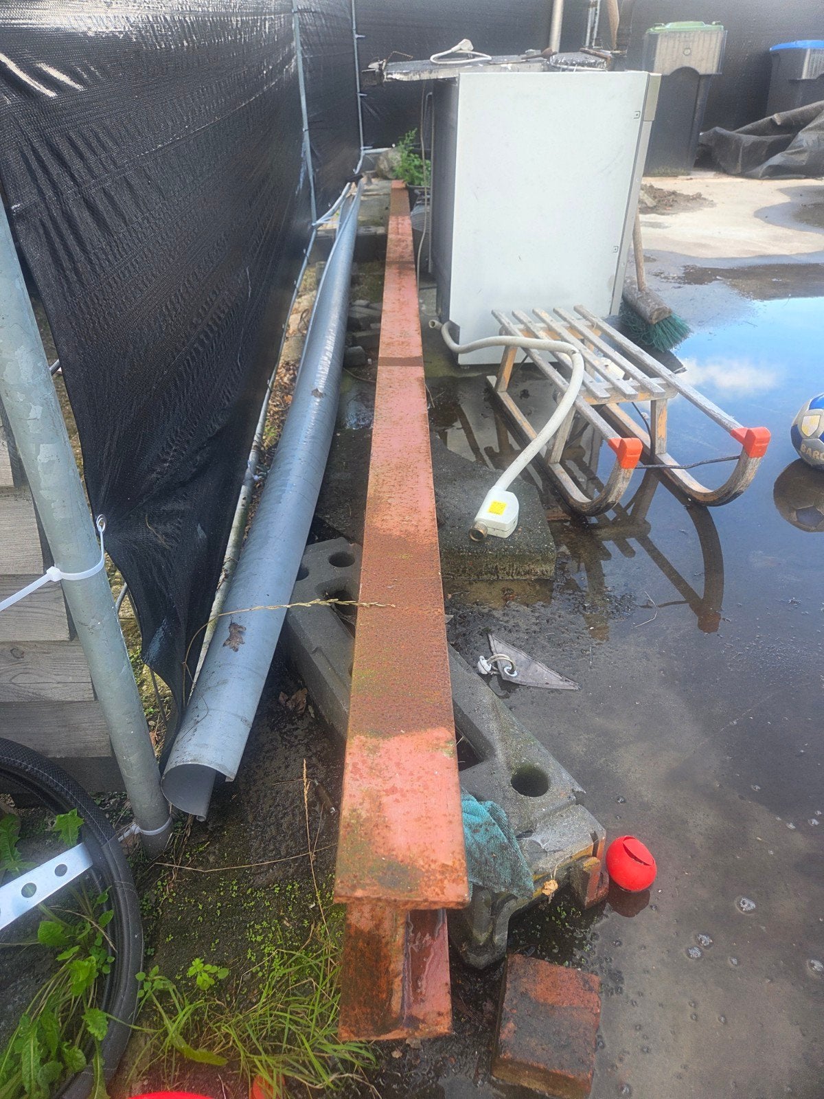 Stalen I-balk - Gebruikt, Ophalen of Verzenden, Gebruikt, IJzer