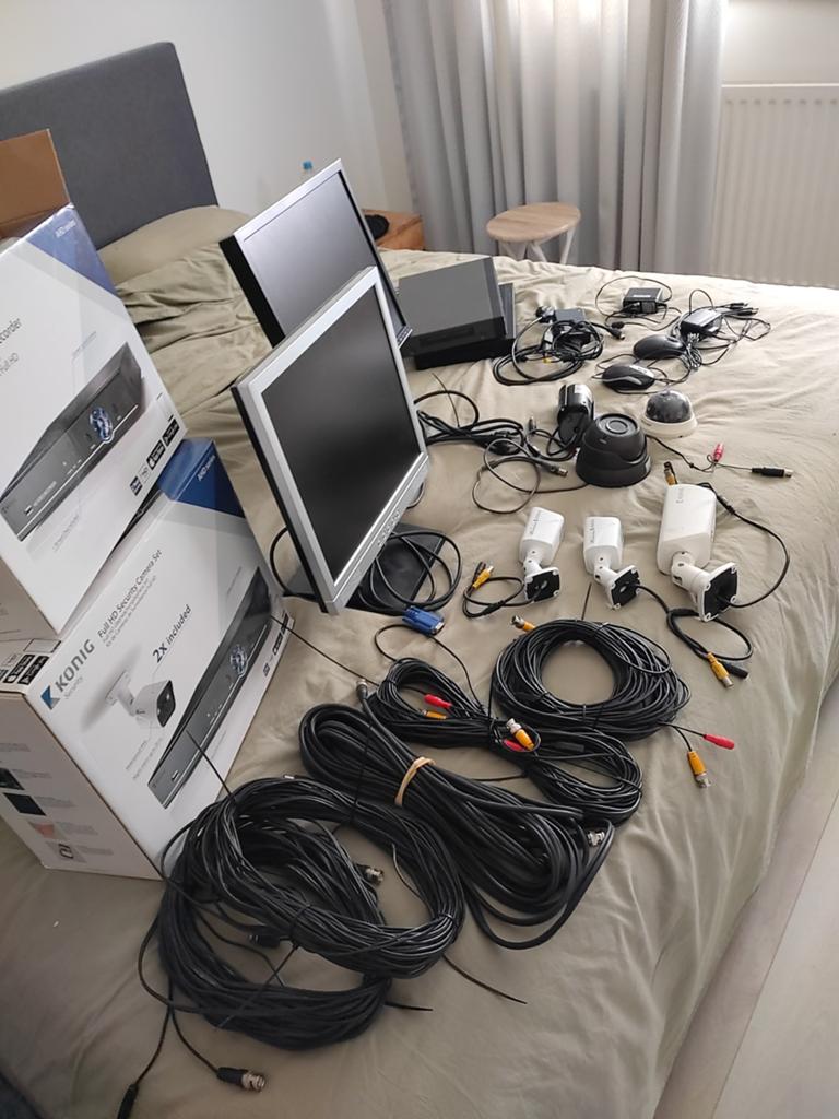 Beveiliging Camara set, Ophalen of Verzenden