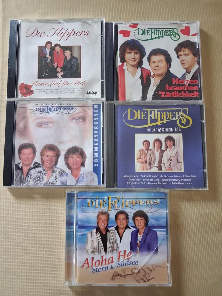 DIE FLIPPERS 5 CD in mooie staat, Ophalen of Verzenden, Zo goed als nieuw