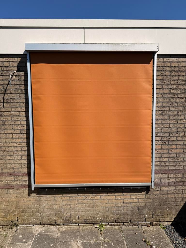 Elektrische zonwering - 200x176 cm - Goede staat, Ophalen, 150 tot 200 cm, Elektrische bediening, 150 tot 200 cm