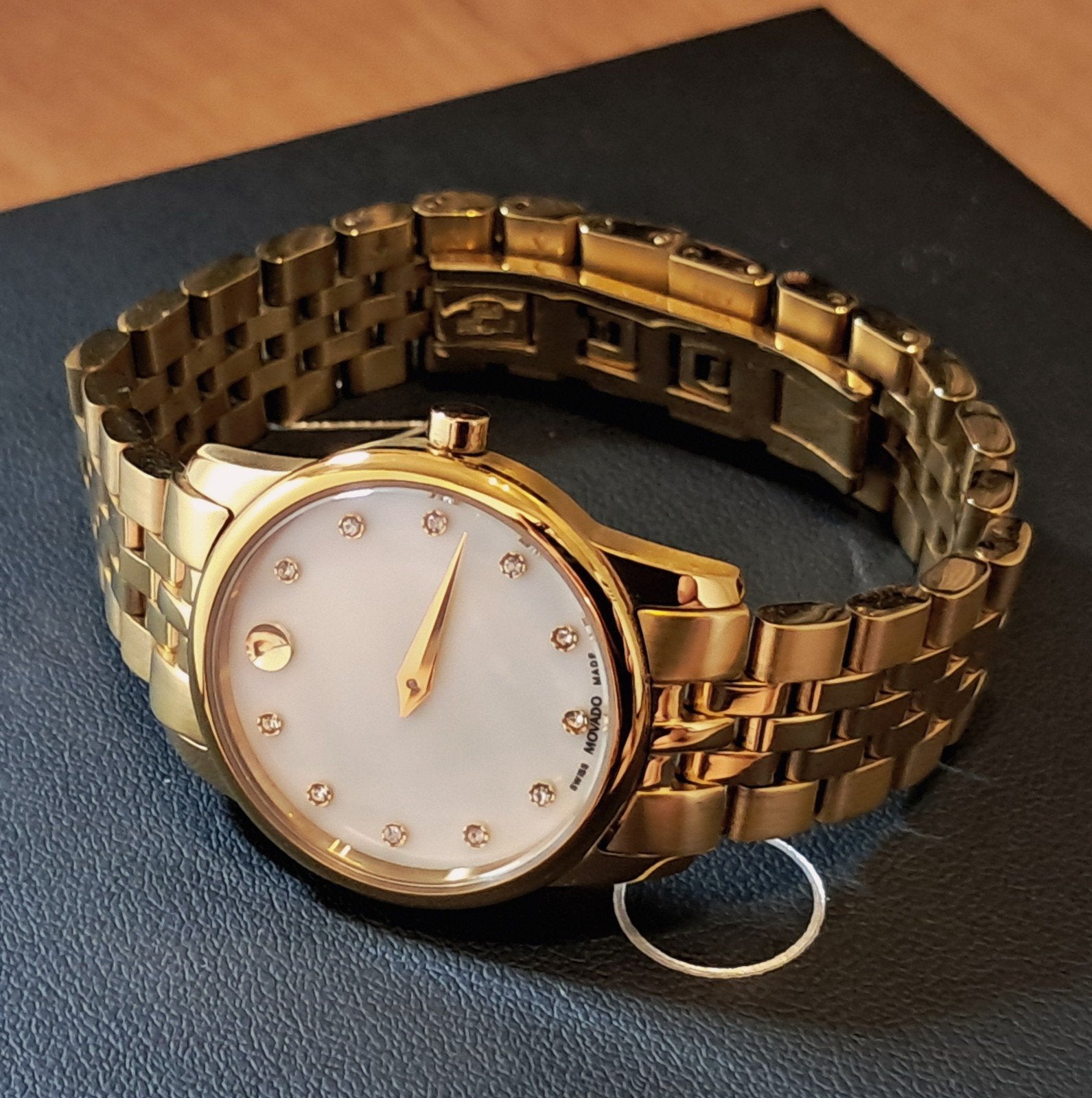 Movado Museum dameshorloge - geelgoud - Swiss Made, Overige merken, Staal, Staal, Polshorloge
