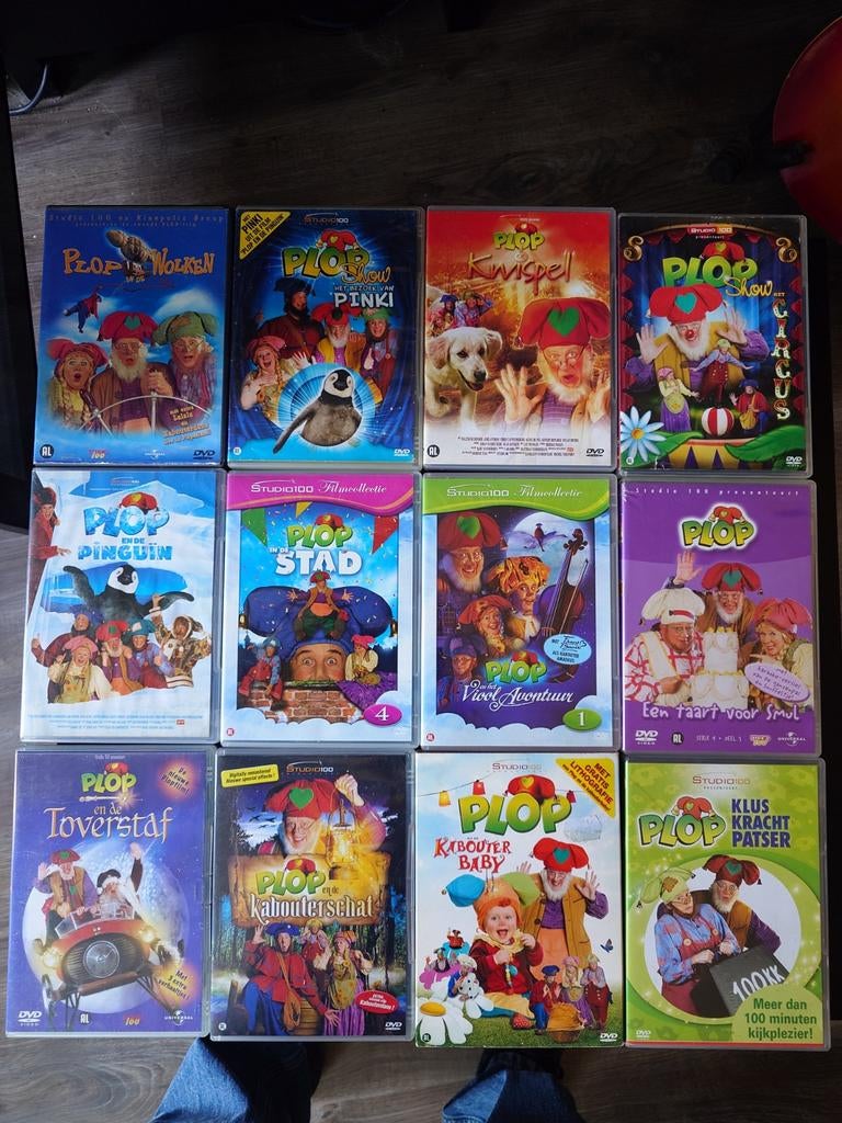 Kabouter Plop 15x DvDs, Cd's en Dvd's, Alle leeftijden, Ophalen of Verzenden, Zo goed als nieuw