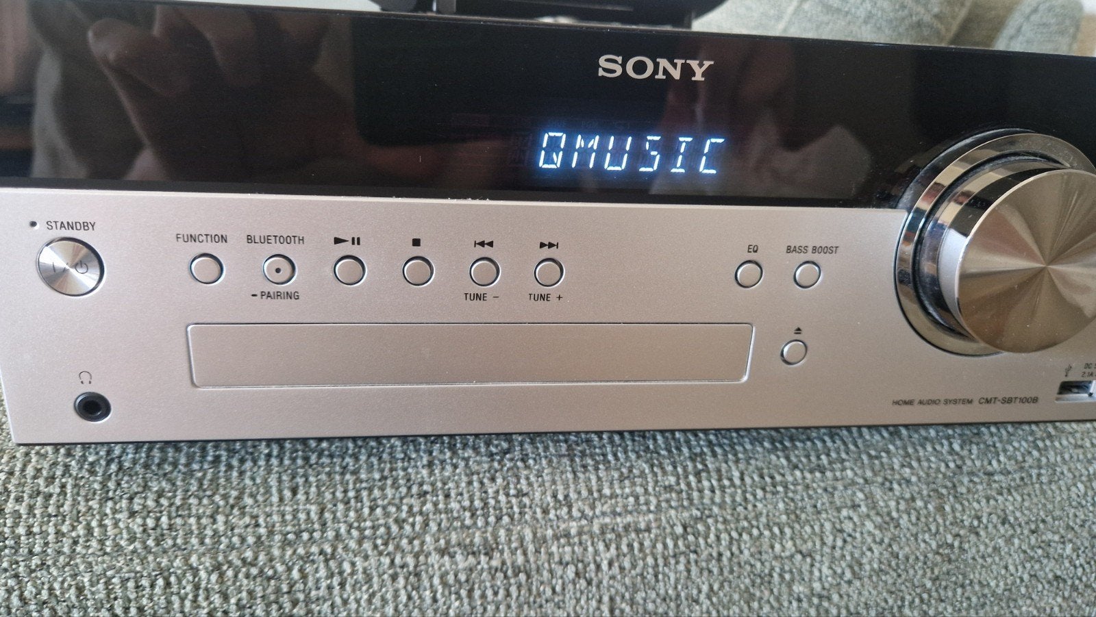 Sony CMT-SBT100B Microset - Goed werkend, zonder speakers, Ophalen, Microset, Zo goed als nieuw, Sony