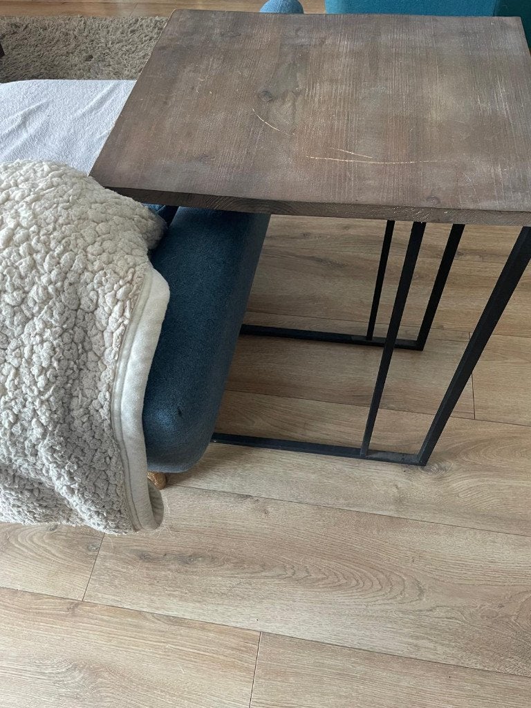 Bijzettafel, Ophalen, Overige materialen, Minder dan 55 cm, Gebruikt