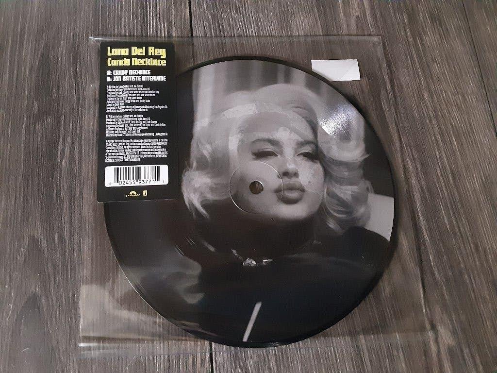 Lana Del Rey Candy Necklace 7" vinyl single picture disc, 7 inch, Ophalen of Verzenden, Picture disc, Pop