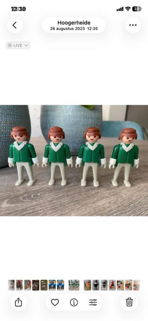 4x vintage politieman., Kinderen en Baby's, Speelgoed | Playmobil, Ophalen of Verzenden, Gebruikt, Los playmobil
