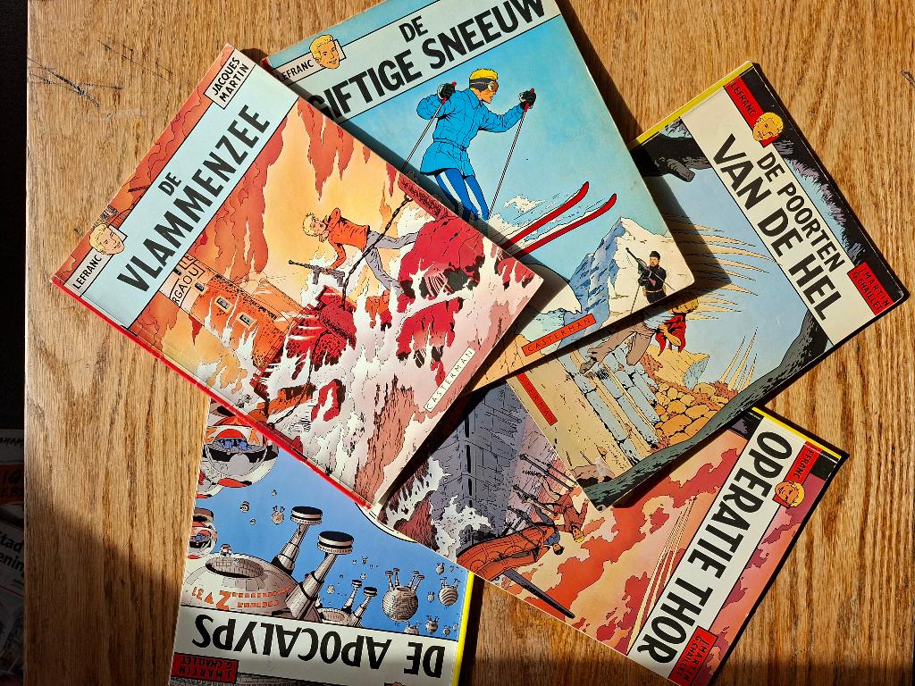 Lefranc partij 4x jacques martin ook los te koop of ruil, Boeken, Gelezen, Jaques Martin, Ophalen of Verzenden, Meerdere stripboeken