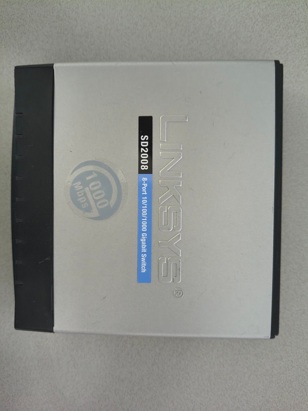 Cisco Linksys SD2008 8-poorts Gigabit Switch v3.0, Computers en Software, Ophalen of Verzenden, Gebruikt