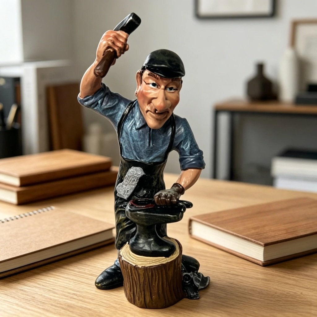 Retro Edelsmid prachtig decoratief beeldje (17cm), Ophalen of Verzenden, Nieuw