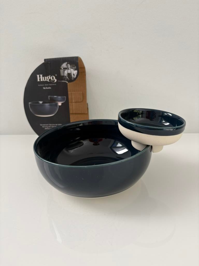 Serveerset, merk Koken met Hugo in originele verpakking, Keramiek, Nieuw, Ophalen of Verzenden, Kom(men)