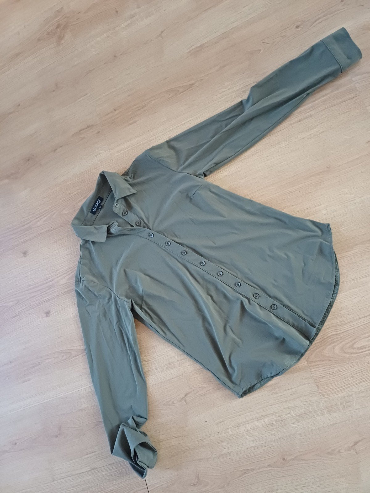 Travelstof blouse, Kleding | Dames, Blouses en Tunieken, Maat 38/40 (M), Mi Piace, Ophalen of Verzenden, Zo goed als nieuw