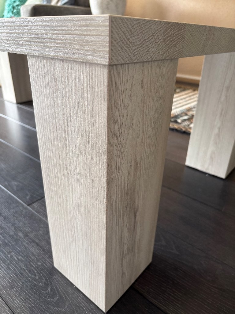 Salontafel en bijzettafel, Ophalen, Overige materialen, Gebruikt, 100 tot 150 cm