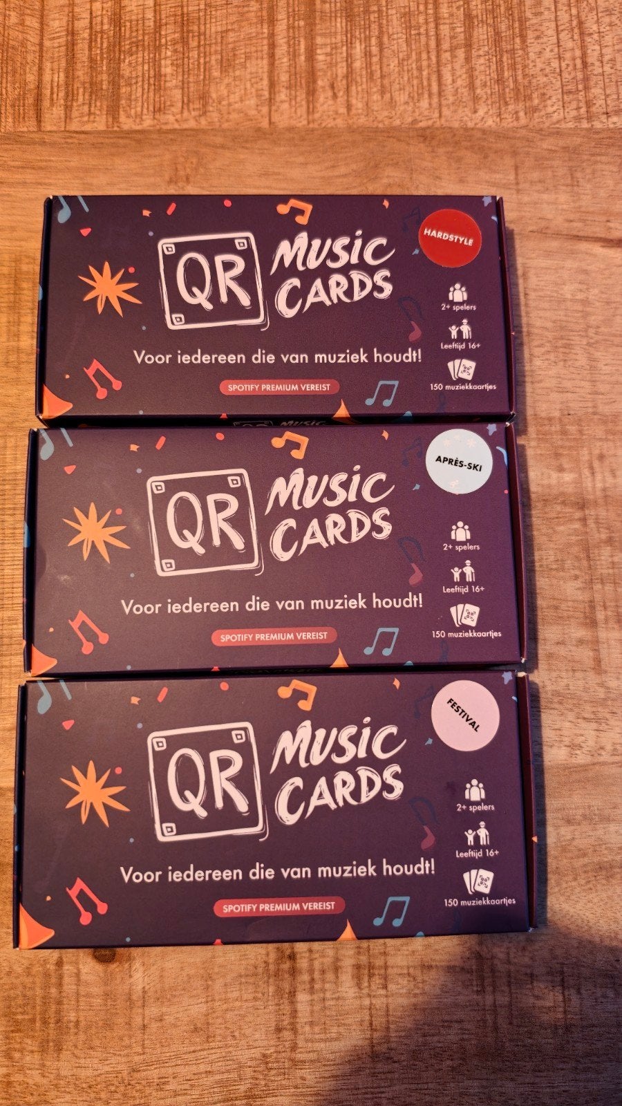 QR music cards, hardstyle, après ski & Festival, Ophalen of Verzenden, Zo goed als nieuw
