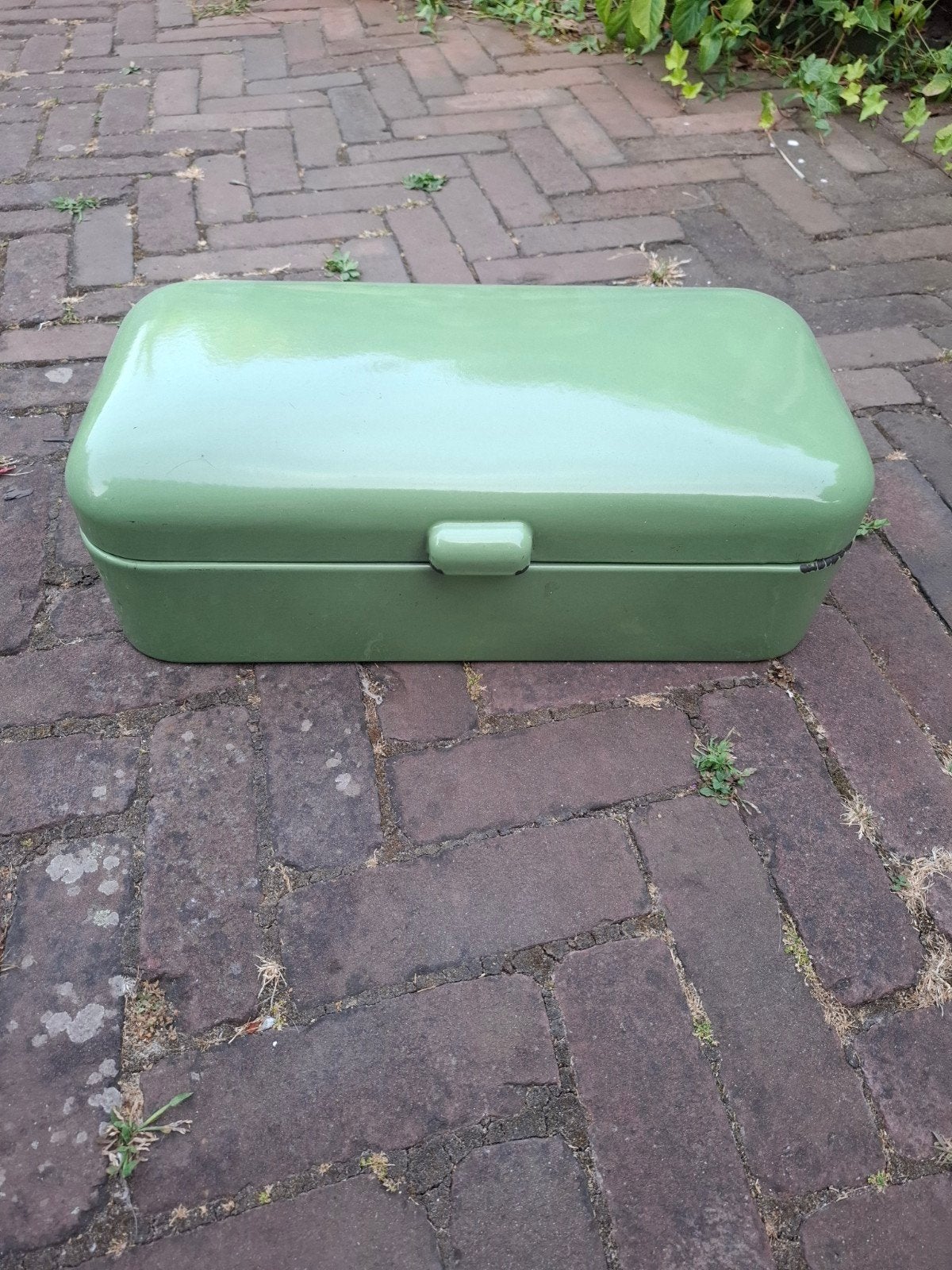 emaille brood trommel, Antiek en Kunst, Ophalen of Verzenden