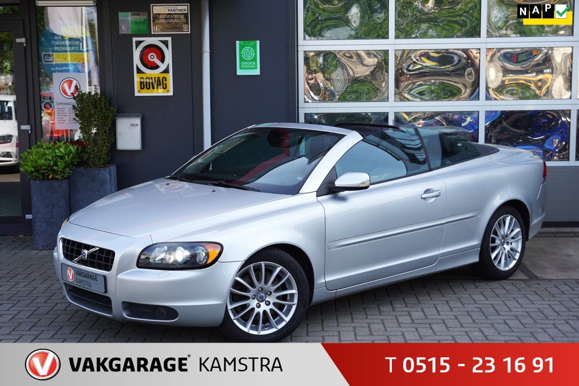 Volvo C70 Convertible 2.4i 170PK Summum Leder/Stoelverw/PDC, C70, Gebruikt, Cabriolet, 4 stoelen