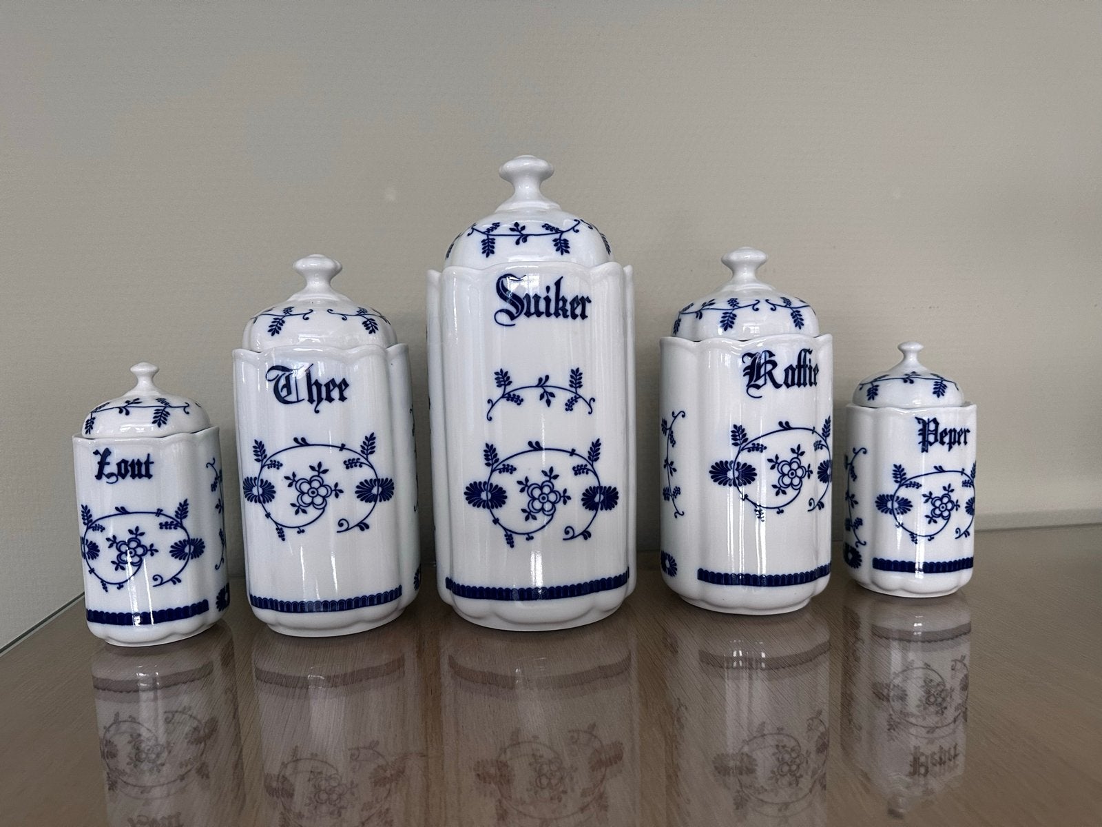 Blau Saks voorraadpotten set (5 stuks), Ophalen of Verzenden