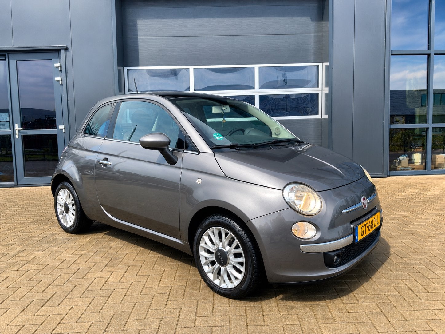 Fiat 500 1.2 C 2014 Grijs, Voorwielaandrijving, 1242 cc, 4 cilinders, 840 kg