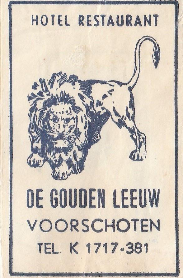 De Gouden Leeuw Voorschoten - Van Der Valk, Ophalen of Verzenden