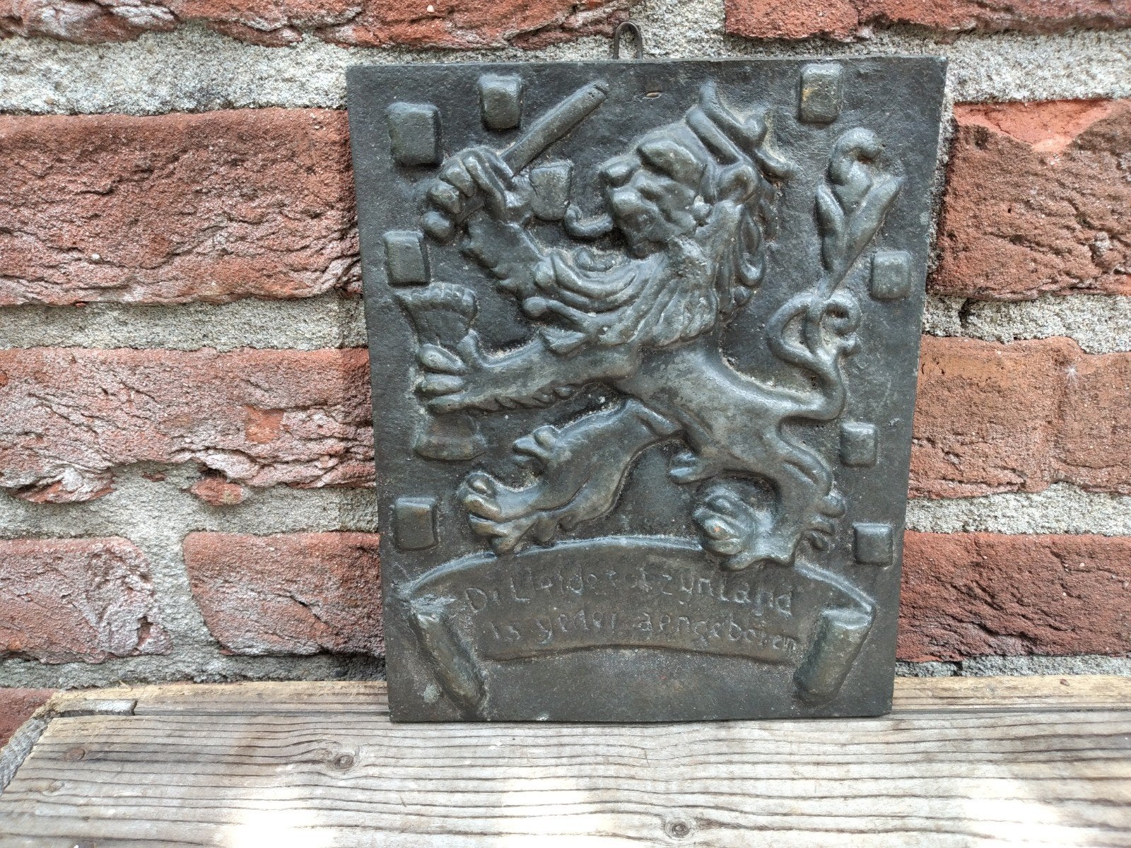 WW2 plaquette Nederlandse arbeidsdienst (NAD), Ophalen of Verzenden, Nederland