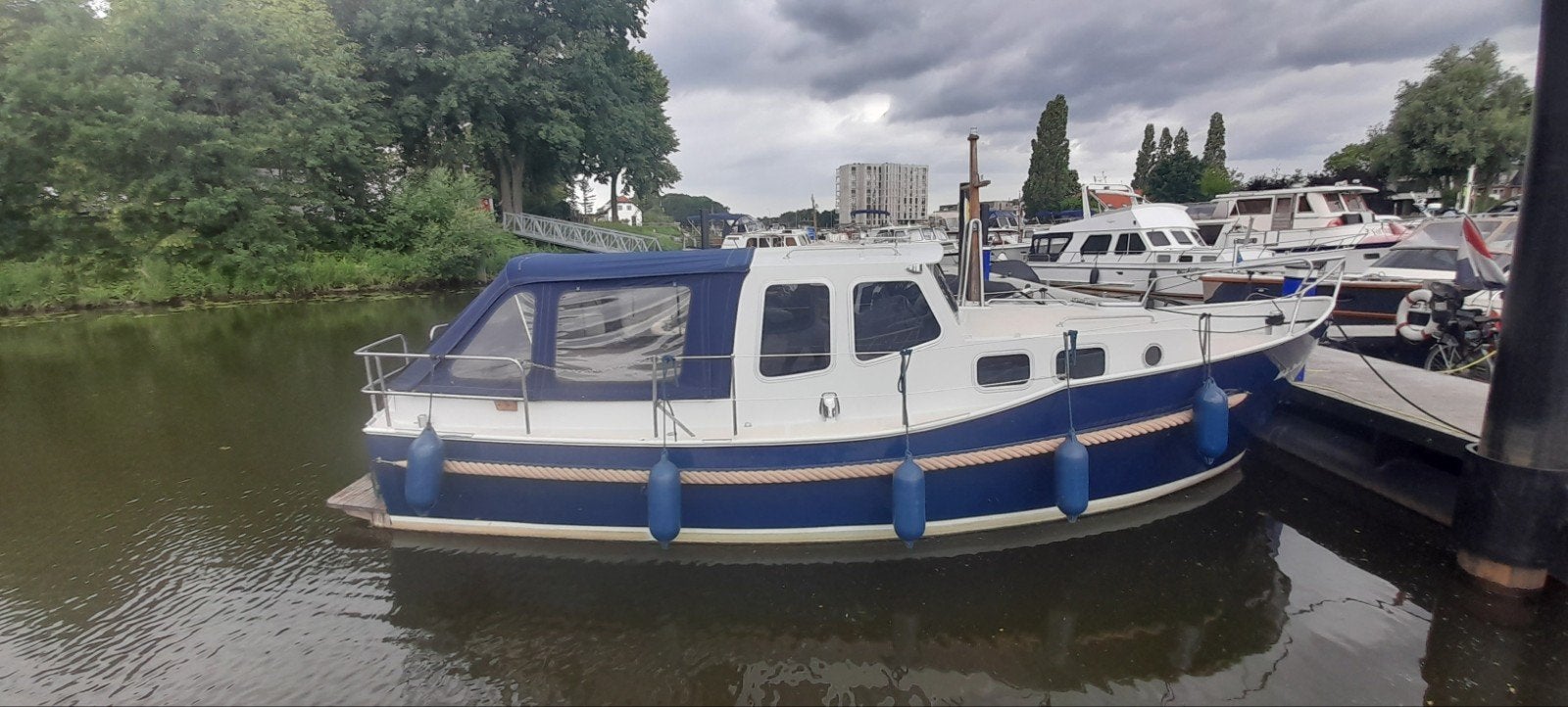 Sturdy motorsailer 875, open kuip dubbele besturing, Ophalen, Hydraulische besturing, Kajuitboot, Diesel