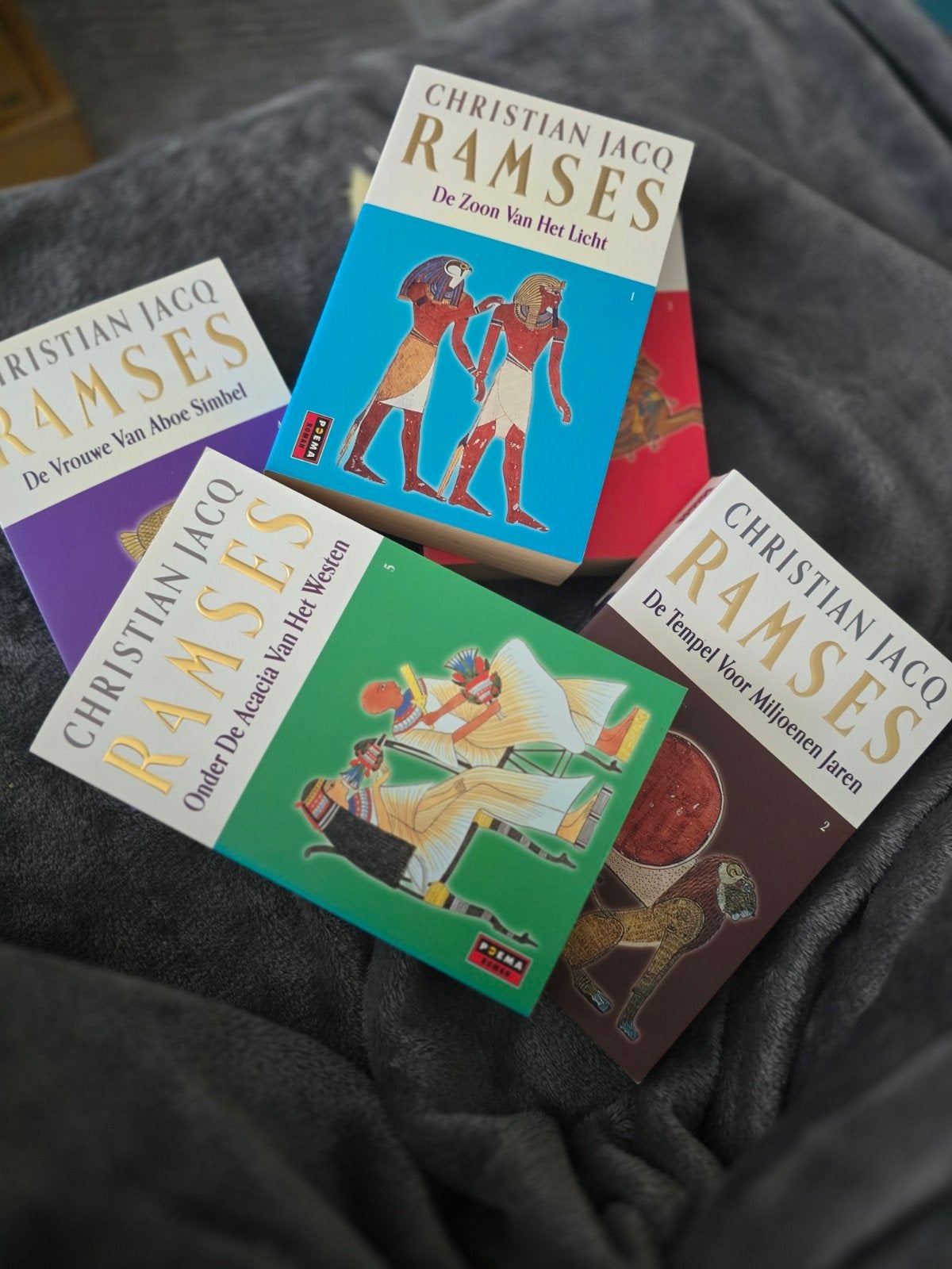Christian Jacq - Ramses serie (5 boeken), Ophalen of Verzenden, Zo goed als nieuw, Christian Jacq