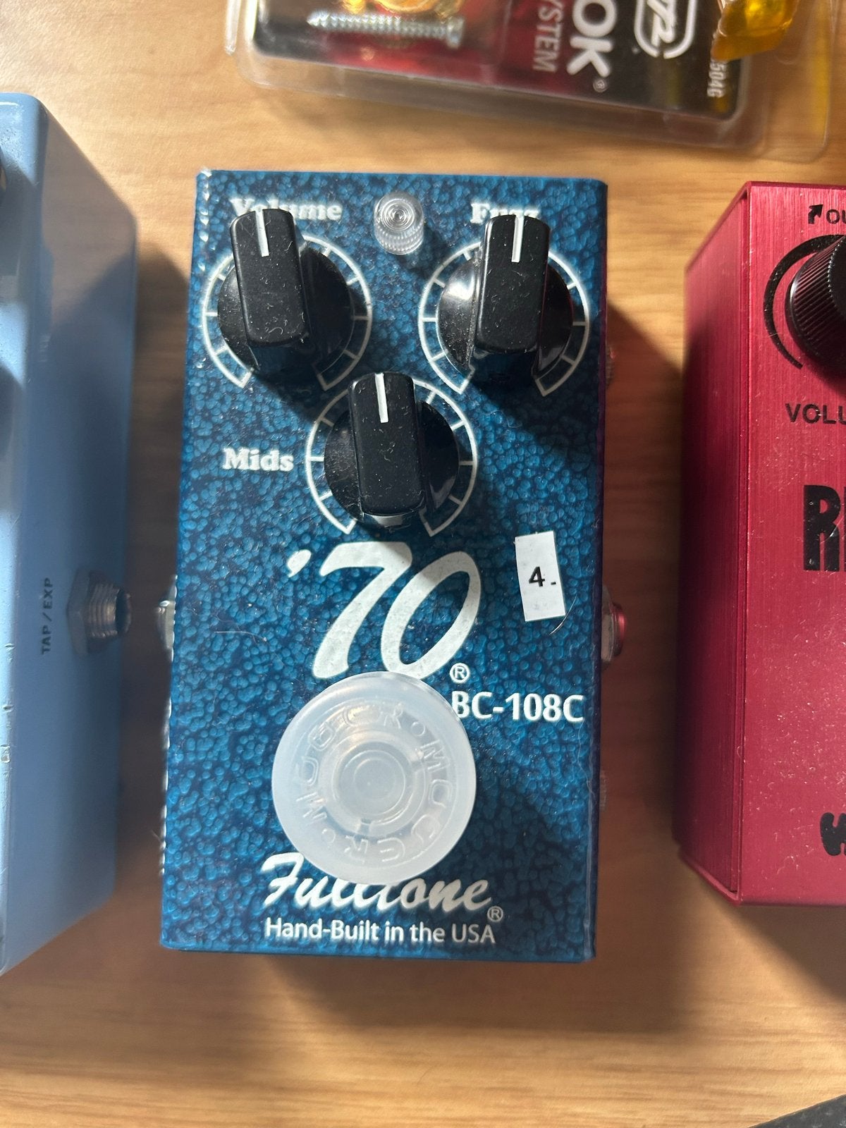 Fulltone '70 BC-108C Fuzz Face - Silicon Fuzz Pedaal, Muziek en Instrumenten, Effecten, Ophalen of Verzenden, Gebruikt, Distortion, Overdrive of Fuzz