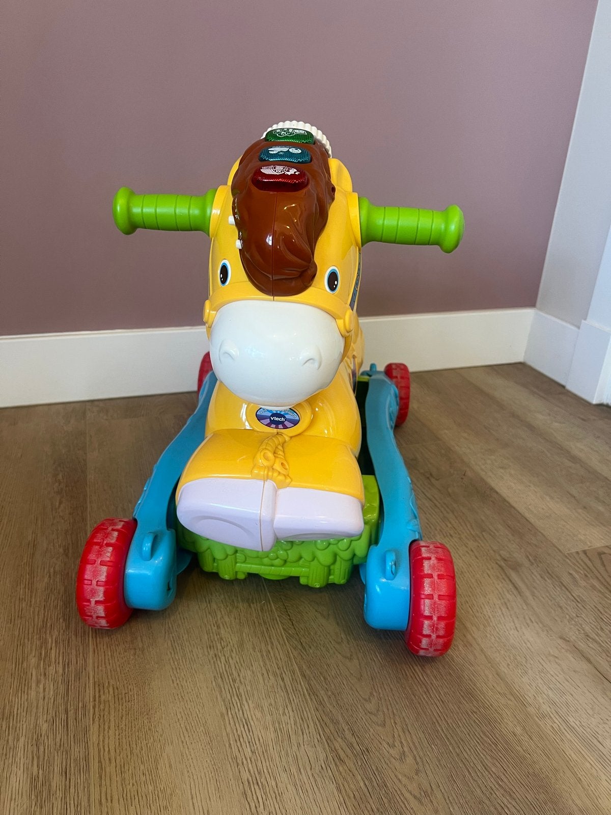 VTech 2-in-1 Loop- en Rijpaardje, Ophalen of Verzenden, Gebruikt, Loopfiets